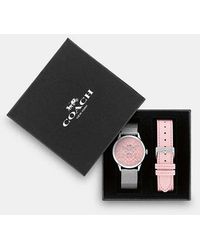 COACH - Boxed Ruby Watch Gift Set, 32 Mm - Lyst