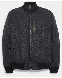 COACH - Reversible Signature Ma 1 Jacket - Lyst