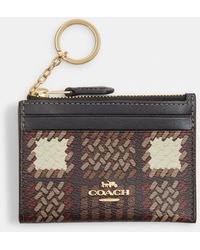 COACH® Mini Skinny Id Case With Floral Print