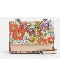 COACH - Klare Crossbody Bag With Floral Print - Lyst