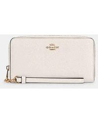COACH - Long Zip Around Wallet - Lyst