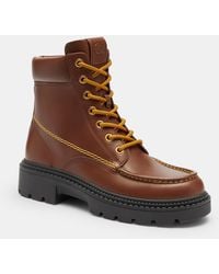COACH Banks Boot in Black for Men | Lyst