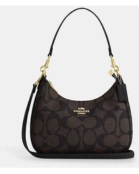 COACH - Teri Hobo Bag In Blocked Signature Canvas - Lyst