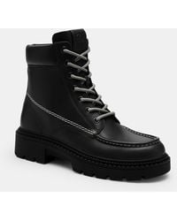 COACH Banks Boot in Black for Men | Lyst