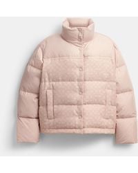 COACH - Signature Down Jacket - Lyst