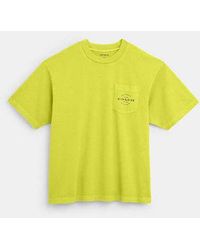 COACH - Pocket T Shirt - Lyst