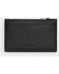 COACH - Zip Card Case - Lyst