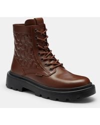 COACH Banks Boot in Black for Men | Lyst