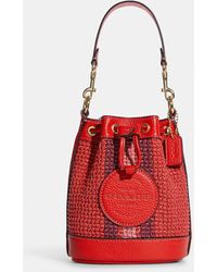 Coach Outlet - Mini Dempsey Bucket Bag With Coach Patch - Lyst