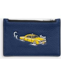 COACH - Zip Card Case With Car Print - Lyst