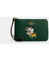 Coach Bags | Nwt Coach x Peanuts Long Zip Around Wallet with Snoopy and Friends Motif CF219 | Color: Cream | Size: Os | Emilysu789's Closet