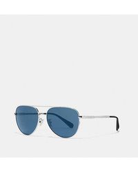 COACH - Coach Cooper Pilot Sunglasses - Lyst