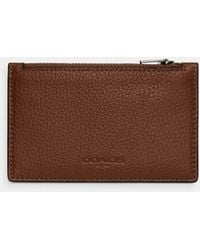COACH - Zip Card Case - Lyst