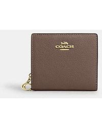 COACH - Snap Wallet - Lyst