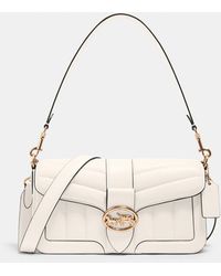 cammie chain shoulder bag with linear quilting