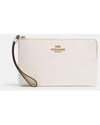 COACH - Large Corner Zip Wristlet - Lyst