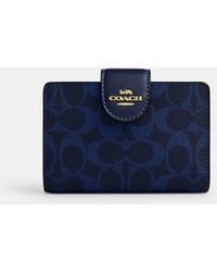 COACH - Medium Corner Zip Wallet - Lyst