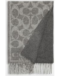 COACH - Reversible Signature Cashmere Muffler - Lyst