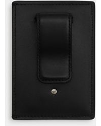 COACH Money Clip Card Case in Black for Men | Lyst