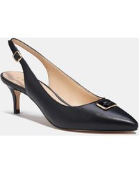Coach Outlet Leather Erica Slingback in 