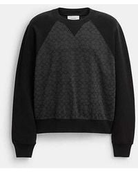 COACH - Signature Crewneck Sweatshirt - Lyst