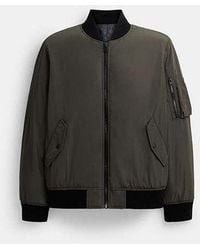 COACH - Wendejacke Ma-1 Aus Recyceltem Polyester - Lyst