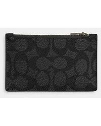 COACH - Zip Card Case - Lyst