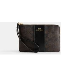 COACH - Corner Zip Wristlet - Lyst