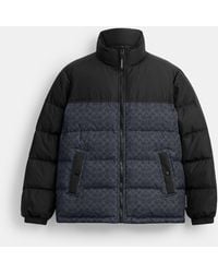 COACH - Signature Down Jacket - Lyst