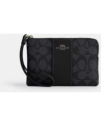 COACH - Corner Zip Wristlet - Lyst