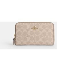 COACH - Medium Id Zip Wallet - Lyst