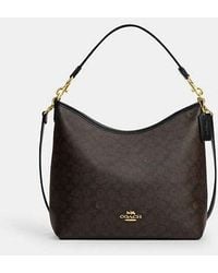COACH - Grand Sac À Porté-Épaule Laurel En Toile Signature - Lyst