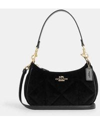COACH - Teri Shoulder Bag With Quilting - Lyst