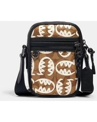 terrain crossbody in signature canvas with rexy by guang yu