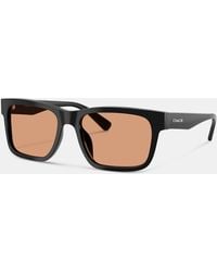 COACH - Square Sunglasses - Lyst