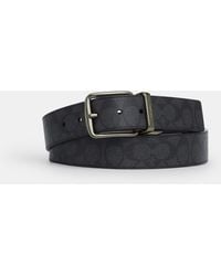 COACH - Harness Buckle Cut To Size Reversible Belt, 38 Mm - Lyst