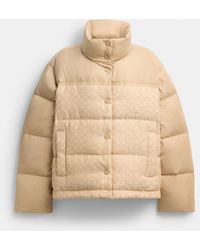 COACH - Signature Down Jacket - Lyst