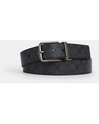 COACH - Harness Buckle Cut To Size Reversible Belt, 38 Mm - Lyst