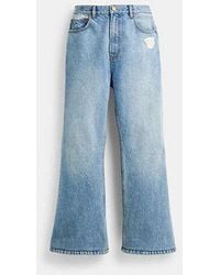 COACH - Denim Bootcut Jeans - Lyst