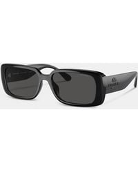 COACH - Narrow Rectangle Sunglasses - Lyst