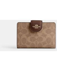COACH - Medium Corner Zip Wallet - Lyst
