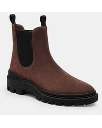 【美品】COACH CLLN BOOT 黒 BLACK COACH® Outlet | Charlie Boot In Signature Jacquard