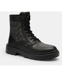 COACH Connor Boot in Black for Men | Lyst