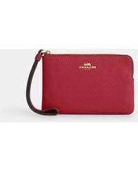 COACH - Corner Zip Wristlet - Lyst