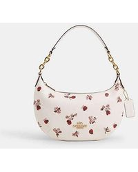 COACH - Payton Hobo Bag With Ladybug Floral Print - Lyst