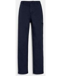 COACH - Flat Front Chinos - Lyst