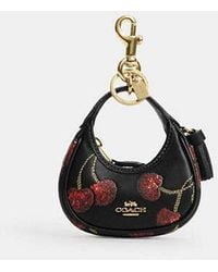 COACH - Carmen Bag Charm With Cherry Print - Lyst