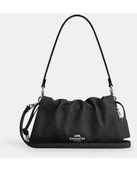 COACH - Faye Shoulder Bag With Ruching - Lyst