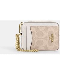 COACH - Zip Card Case - Lyst