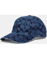 COACH Signature Hat - Blue